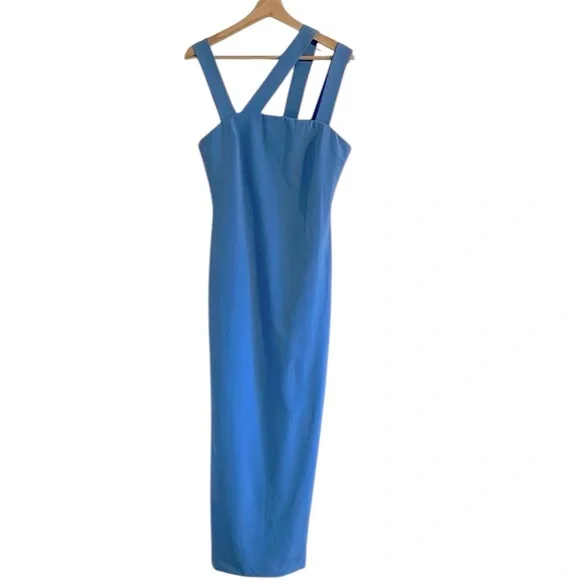 cushnie et ochs blue dress Cushnie et Ochs Navy Silvia Off Shoulder Dress main image 1